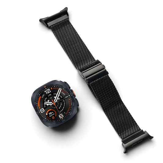 Remen Ringke Metal One Mesh za Samsung Galaxy Watch Ultra2, crna