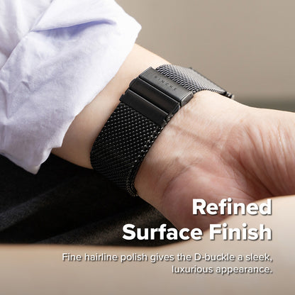 Remen Ringke Metal One Mesh za Samsung Galaxy Watch Ultra2, crna
