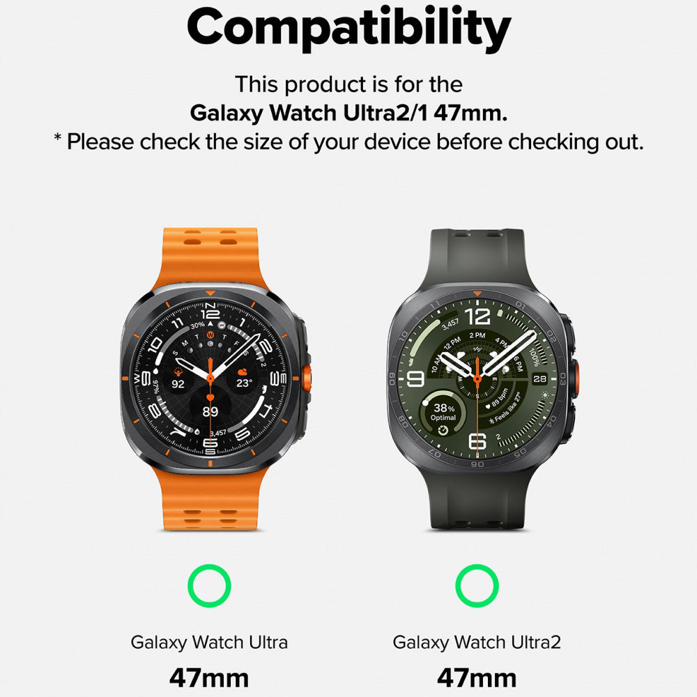 Remen Ringke Metal One Mesh za Samsung Galaxy Watch Ultra2, crna