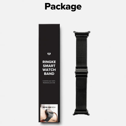 Remen Ringke Metal One Mesh za Samsung Galaxy Watch Ultra2, crna