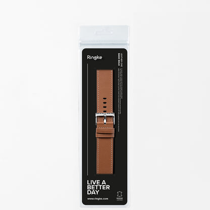 Remen Ringke One Basic Bold za Fossil Watch / Mobvoi Watch / Suunto Watch serije, 24mm, smeđi