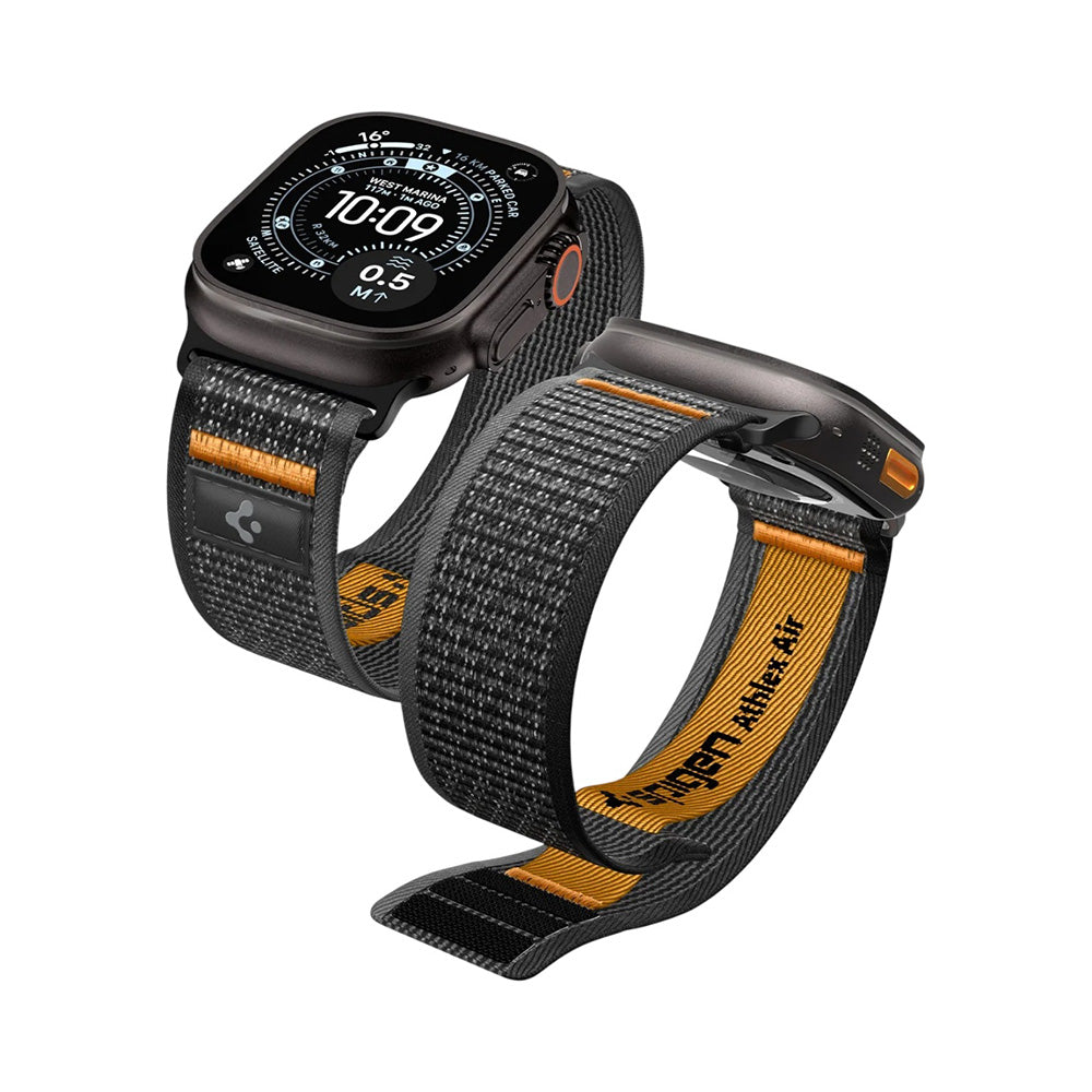 Remen Spigen Athlex Air 2 za Apple Watch 49mm / 46mm / 45mm / 44mm serije, Narančasti AMP10607
