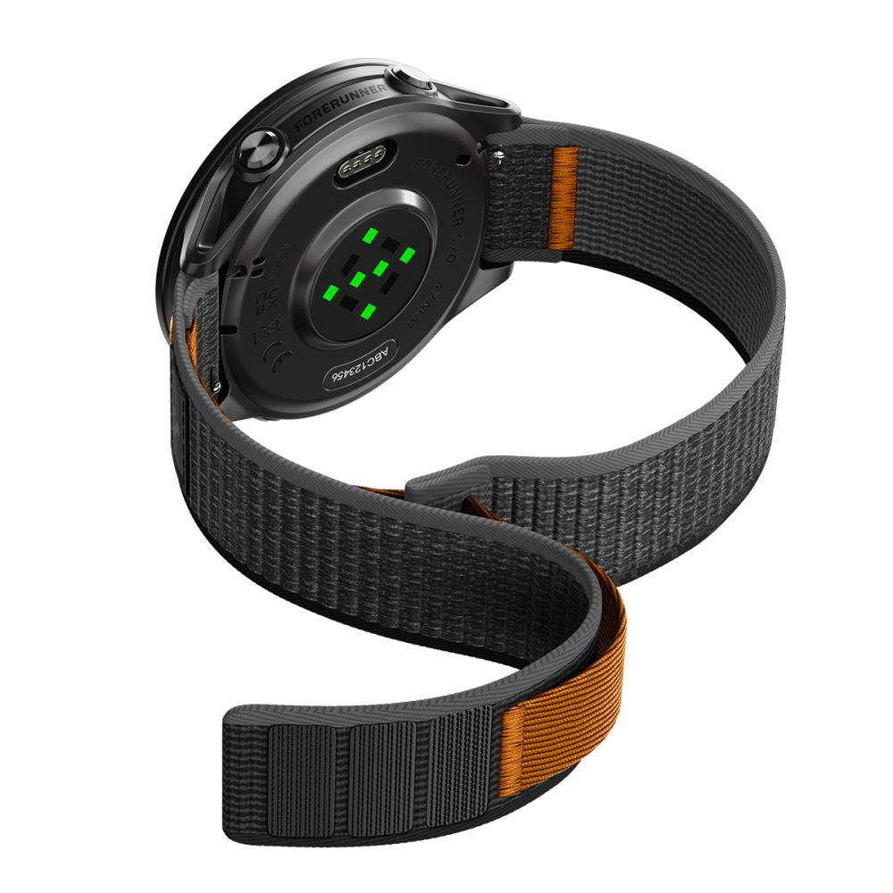 Remen Spigen Athlex Air 2 za Garmin Watch Venu / Forerunner Series, 22mm, Crno Narančasta AMP11425