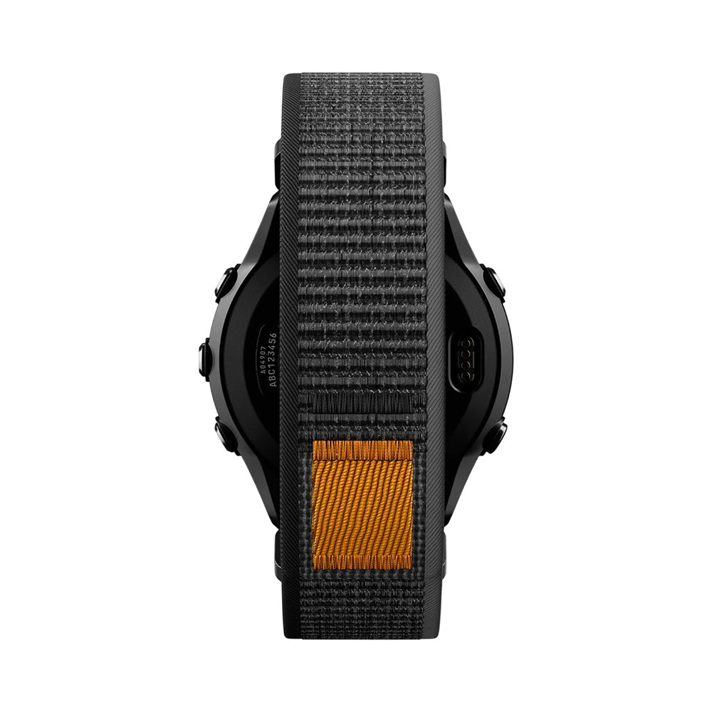 Remen Spigen Athlex Air za Garmin Watch Fenix / Forerunner / Approach Series, 22mm, Crno Narančasta AMP11426