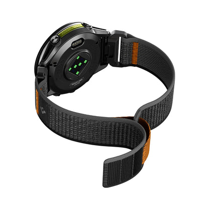 Remen Spigen Athlex Air za Garmin Watch Fenix / Forerunner / Approach Series, 22mm, Crno Narančasta AMP11426