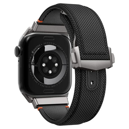 Spigen Classic Fit remen za Apple Watch 49mm / 46mm / 45mm / 44mm / 42mm Series, Crna AMP09304