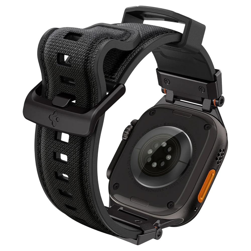 Spigen DuraPro Armor remen za Apple Watch 49mm / 46mm / 45mm / 44mm / 42mm Series, Crna AMP06065