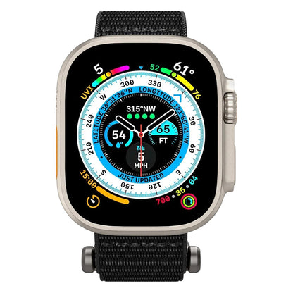 Spigen DuraPro Flex remen za Apple Watch 49mm / 46mm / 45mm / 44mm Series, Crna AMP02465