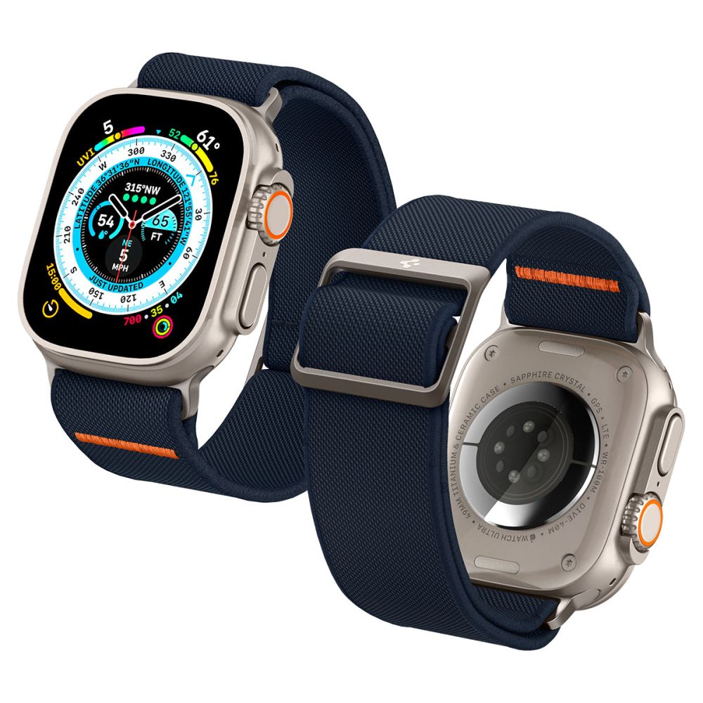 Spigen Fit Lite Ultra remen za Apple Watch 49mm / 46mm / 45mm / 44mm / 42mm serije, Mornarsko plava