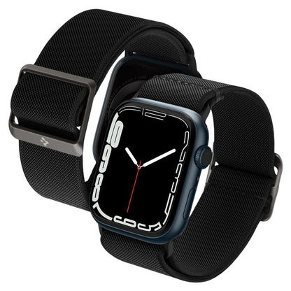Spigen Lite Fit remen za Apple Watch 42mm / 41mm / 40mm Series, Crna AMP02290