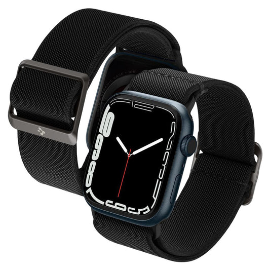 Spigen Lite Fit remen za Apple Watch 42mm / 41mm / 40mm Series, Crna AMP02290