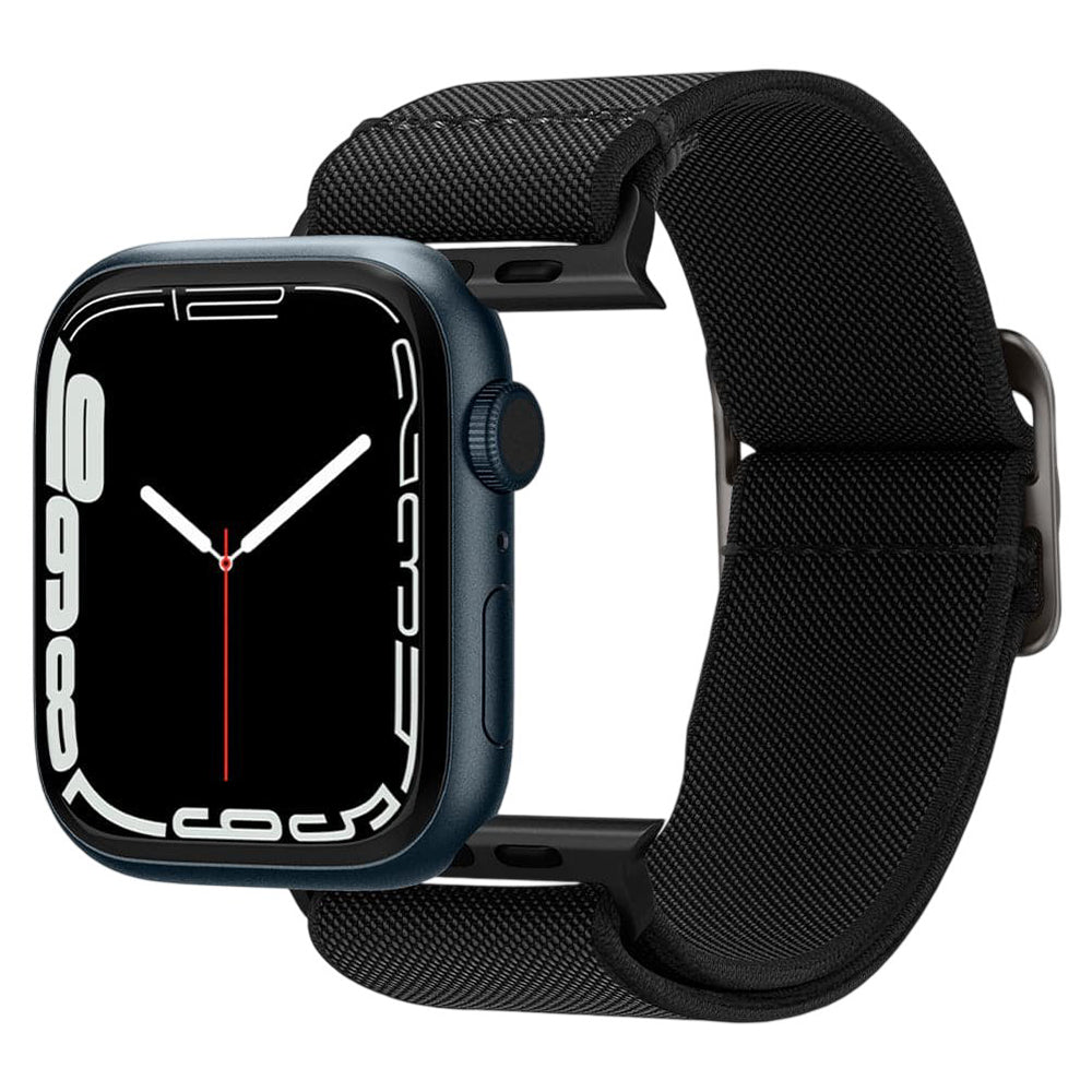 Spigen Lite Fit remen za Apple Watch 42mm / 41mm / 40mm Series, Crna AMP02290