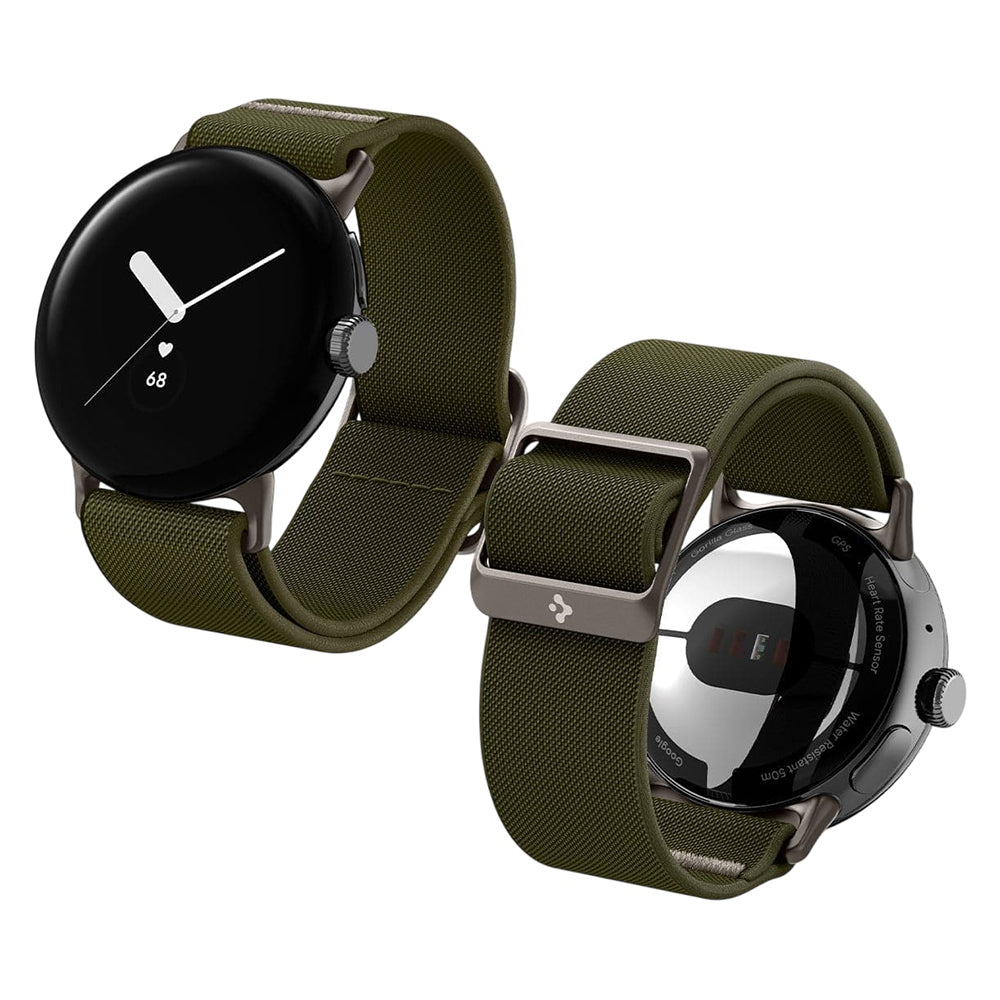 Spigen Lite Fit remen za Google Pixel Watch 41mm Series, Kaki AMP07608