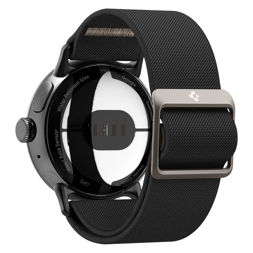 Spigen Lite Fit remen za Google Pixel Watch 45mm Series, Crna AMP07601