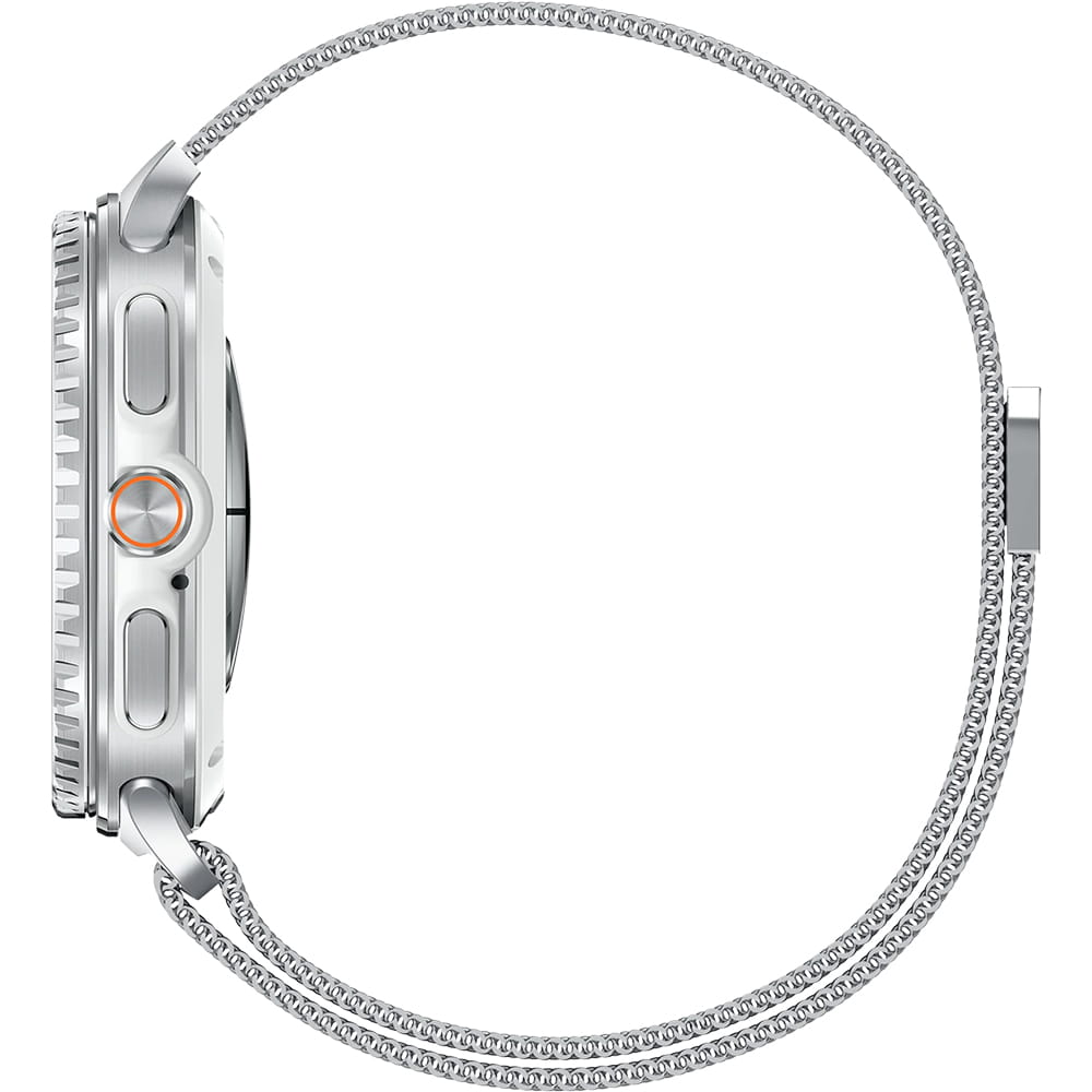 Spigen Metal Fit remen za Samsung Galaxy Watch9 / Watch8 / Watch8 Classic Series, Srebrna AMP10121