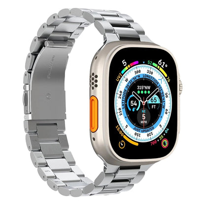 Spigen Modern Fit 316L remen za Apple Watch 49mm / 46mm / 45mm / 44mm / 42mm Series, Srebrna AMP06356