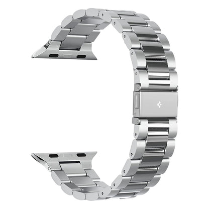 Spigen Modern Fit 316L remen za Apple Watch 49mm / 46mm / 45mm / 44mm / 42mm Series, Srebrna AMP06356
