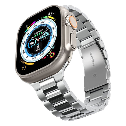 Spigen Modern Fit 316L remen za Apple Watch 49mm / 46mm / 45mm / 44mm / 42mm Series, Srebrna AMP06356