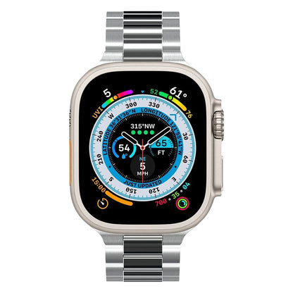 Spigen Modern Fit 316L remen za Apple Watch 49mm / 46mm / 45mm / 44mm / 42mm Series, Srebrna AMP06356