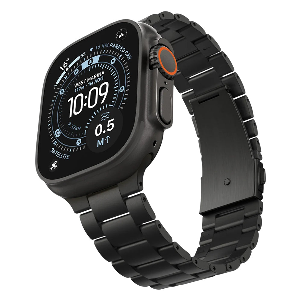 Spigen Modern Fit remen za Apple Watch 49mm / 46mm / 45mm / 44mm / 42mm Series, Crna AMP11577
