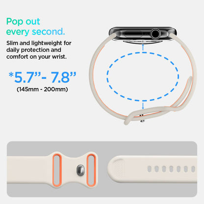 Remen Spigen Nano Pop za Apple Watch 42mm / 41mm / 40mm / 38mm serije, Bež