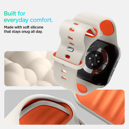 Remen Spigen Nano Pop za Apple Watch 42mm / 41mm / 40mm / 38mm serije, Bež
