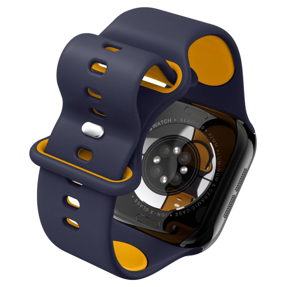 Remen Spigen Nano Pop za Apple Watch 42mm / 41mm / 40mm / 38mm serije, tamnoplav