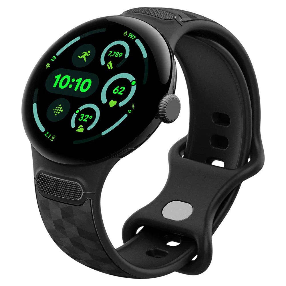 Spigen Parallax remen za Google Pixel Watch 45mm Series, Mat Crna AMP10192