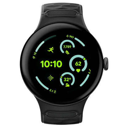 Spigen Parallax remen za Google Pixel Watch 45mm Series, Mat Crna AMP10192