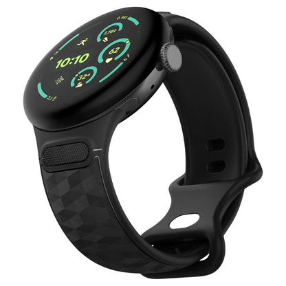 Spigen Parallax remen za Google Pixel Watch 45mm Series, Mat Crna AMP10192