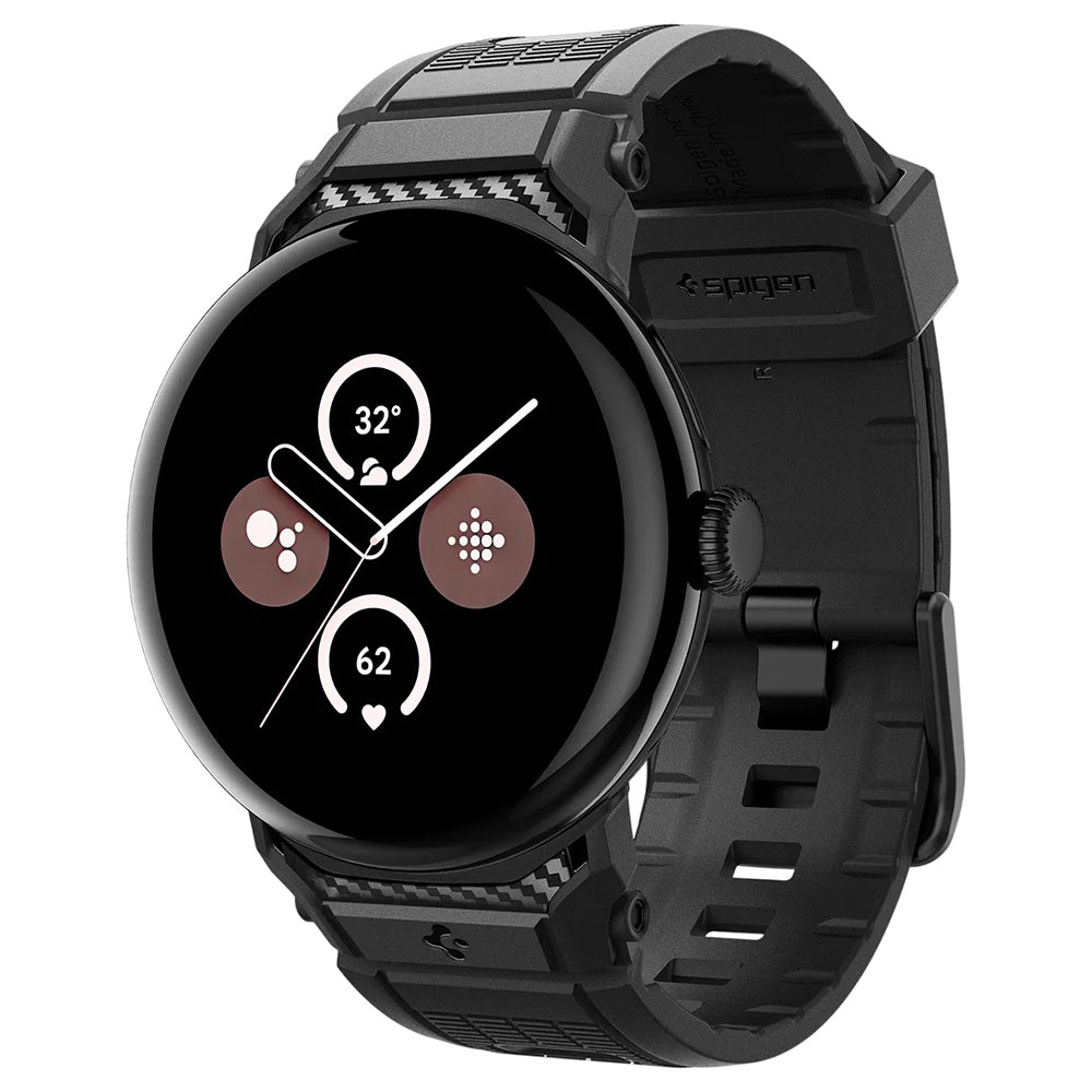 Remen Spigen Rugged za Google Pixel Watch 41mm Series, Crna AMP07556