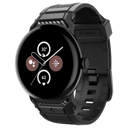 Spigen Rugged remen za Google Pixel Watch 45mm Series, Crna AMP07600