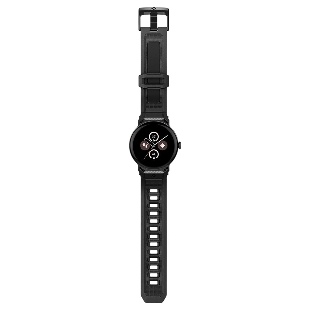 Spigen Rugged remen za Google Pixel Watch 45mm Series, Crna AMP07600
