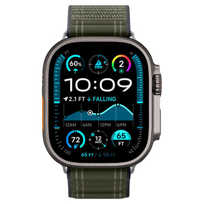 Remen Spigen WBF0 za Apple Watch 49mm / 46mm / 45mm / 44mm serije, Zelena