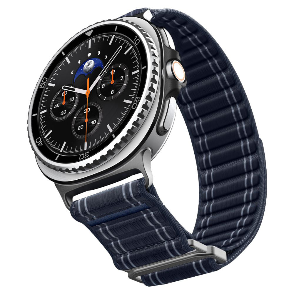 Remen Spigen WBF0 za Samsung Galaxy Watch8 / Watch8 Classic Series, Tamnoplav