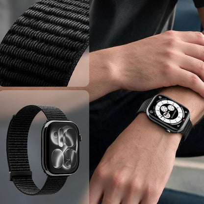 Remen Spigen WBF01 za Apple Watch 49mm / 46mm / 45mm / 44mm Series, Crna AMP11833
