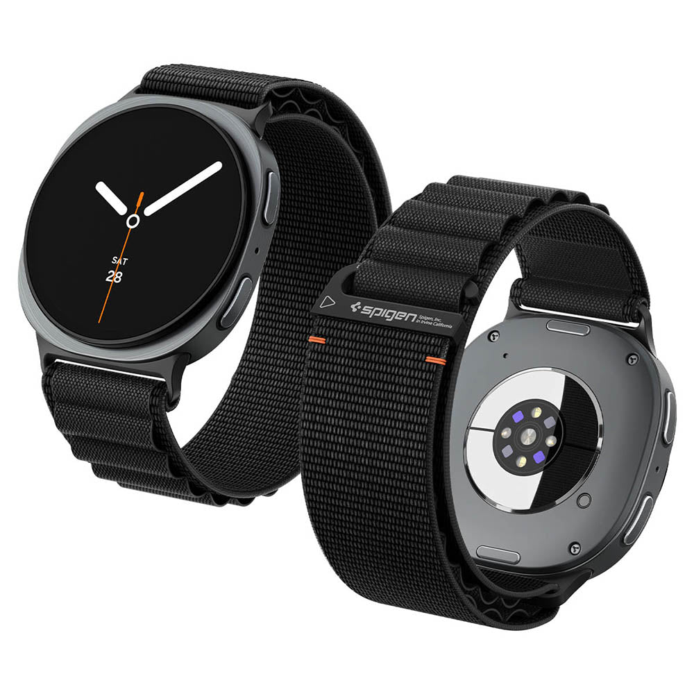 Spigen WBF1 remen za Samsung Galaxy Watch9 / Watch8 / Watch8 Classic Series, Crna AMP11607
