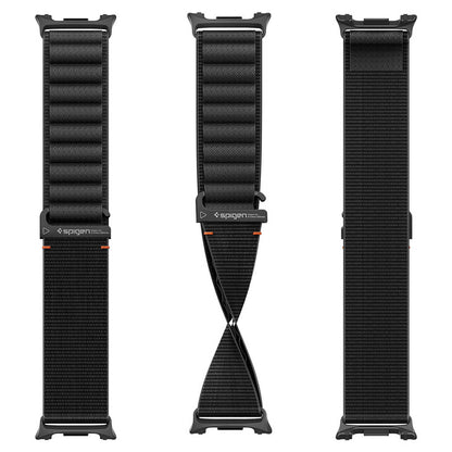 Spigen WBF1 remen za Samsung Galaxy Watch9 / Watch8 / Watch8 Classic Series, Crna AMP11607