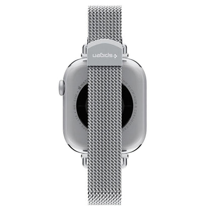Spigen WBM4 remen za Apple Watch 42mm / 41mm / 40mm Series, Srebrna AMP10498