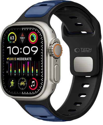 Remen Tech-Protect Iconband Line za Apple Watch 49mm / 46mm / 45mm / 44mm serije, Tamnoplav