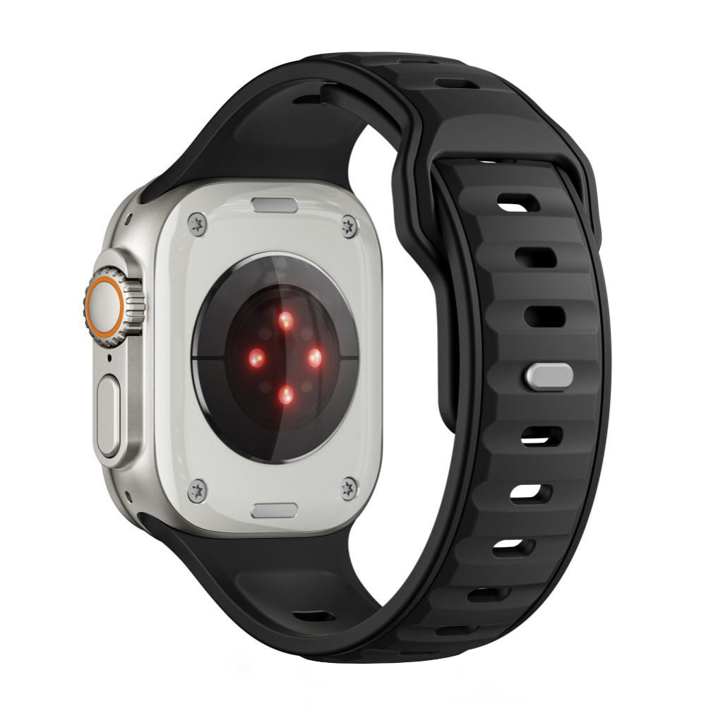 Remen Tech-Protect Iconband Line za Apple Watch 49mm / 46mm / 45mm / 44mm serije, Crni