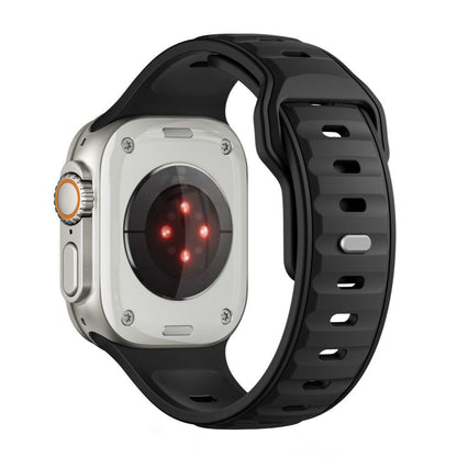 Remen Tech-Protect Iconband Line za Apple Watch 49mm / 46mm / 45mm / 44mm serije, Crni