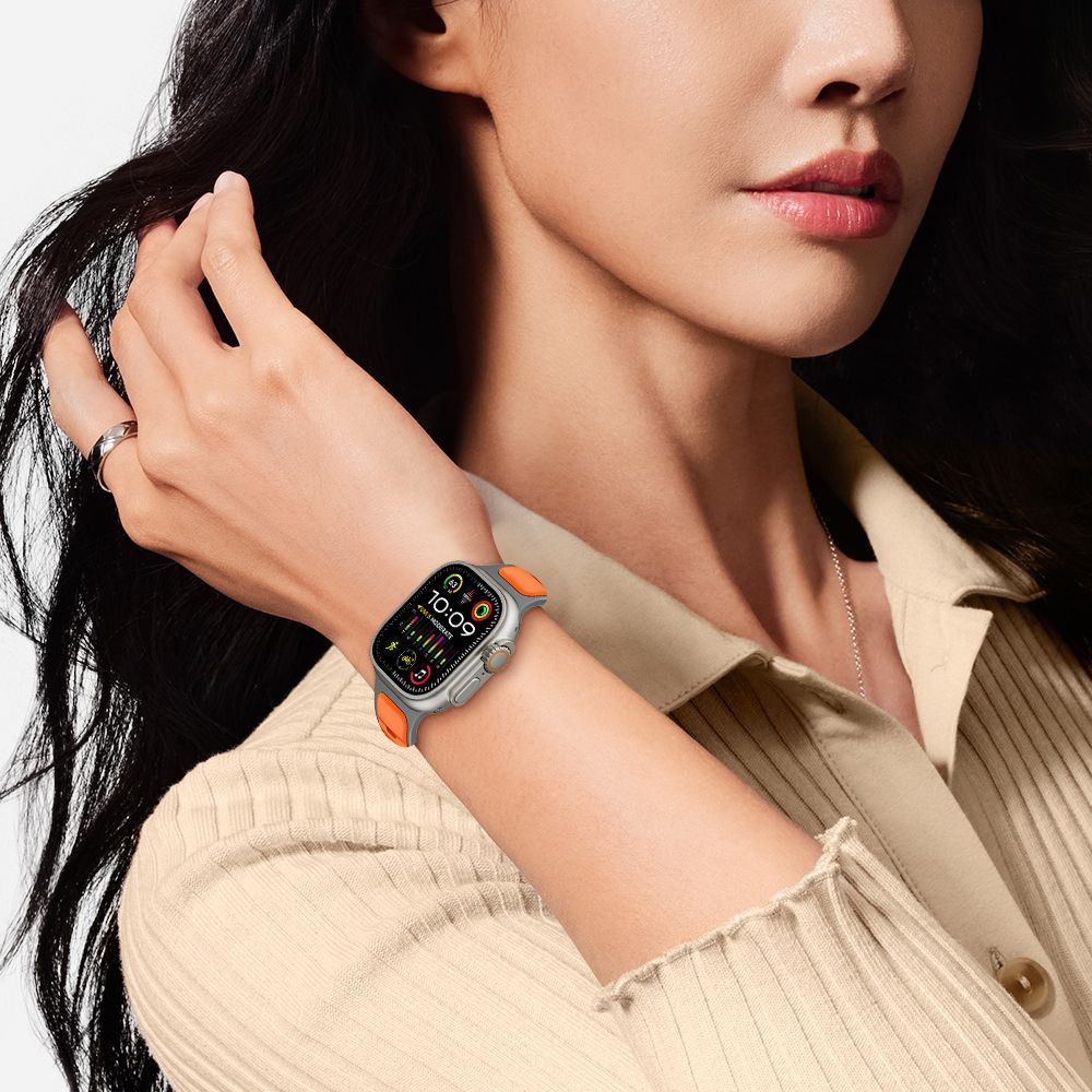 Remen Tech-Protect Iconband Line za Apple Watch 49mm / 46mm / 45mm / 44mm serije, Crni