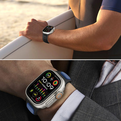 Remen Tech-Protect Iconband Line za Apple Watch 49mm / 46mm / 45mm / 44mm serije, Crni