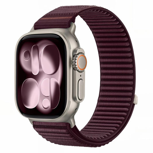 Remen Tech-Protect NylonLoop za Apple Watch 49 mm / 46 mm / 45 mm / 44 mm Series, bordo boje