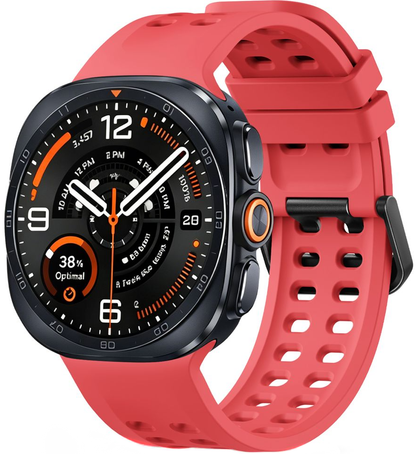 Tech-Protect Silicone Air remen za Samsung Galaxy Watch9 / Watch8 / Watch8 Classic Series, Crvena