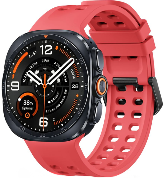 Tech-Protect Silicone Air remen za Samsung Galaxy Watch9 / Watch8 / Watch8 Classic Series, Crvena