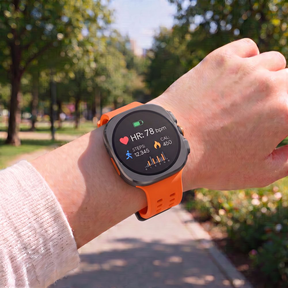 Tech-Protect Silicone Air remen za Samsung Galaxy Watch Ultra Series, Narančasta