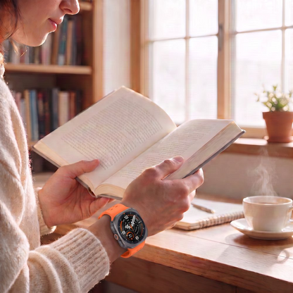 Tech-Protect Silicone Air remen za Samsung Galaxy Watch Ultra Series, Narančasta