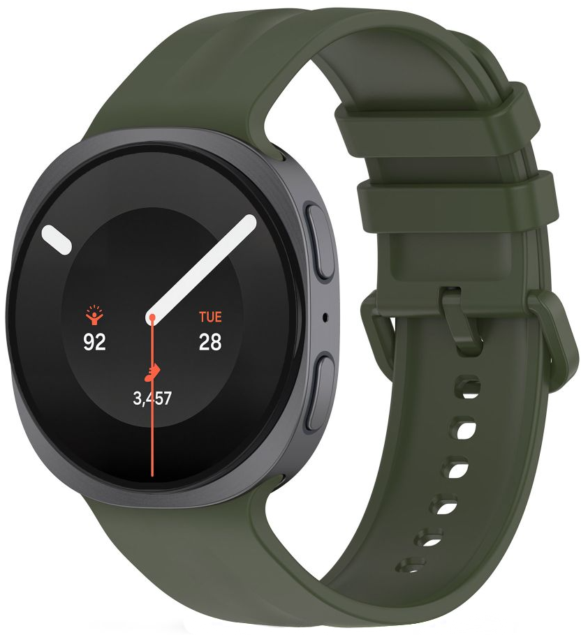 Remen Tech-Protect Silicone Evo za Samsung Galaxy Watch9 / Watch8 / Watch8 Classic Series, Zelena